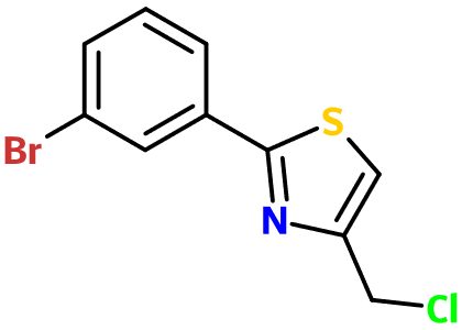 (image for) MC005018 2-(3-Bromophenyl)-4-(chloromethyl)-1,3-thiazole